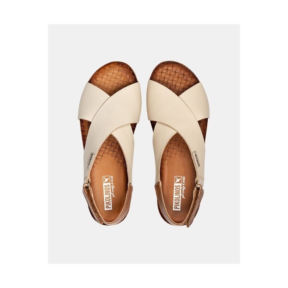 Women's Platforms Pikolinos Beige