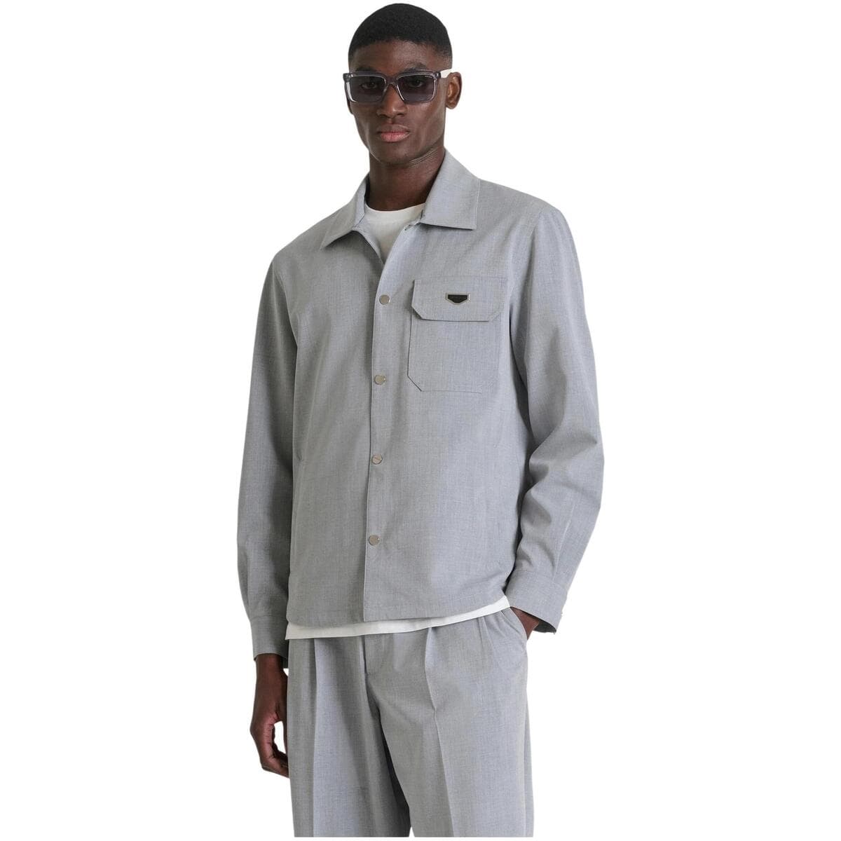 Men's Shirts Antony Morato Gray