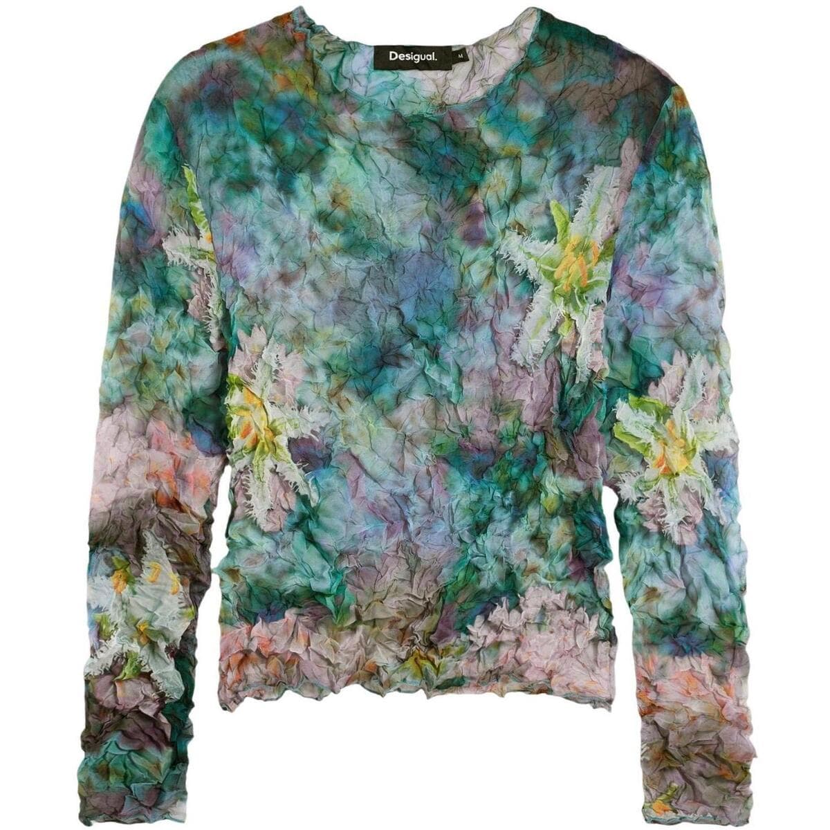 Women's T-Shirts Desigual Blue