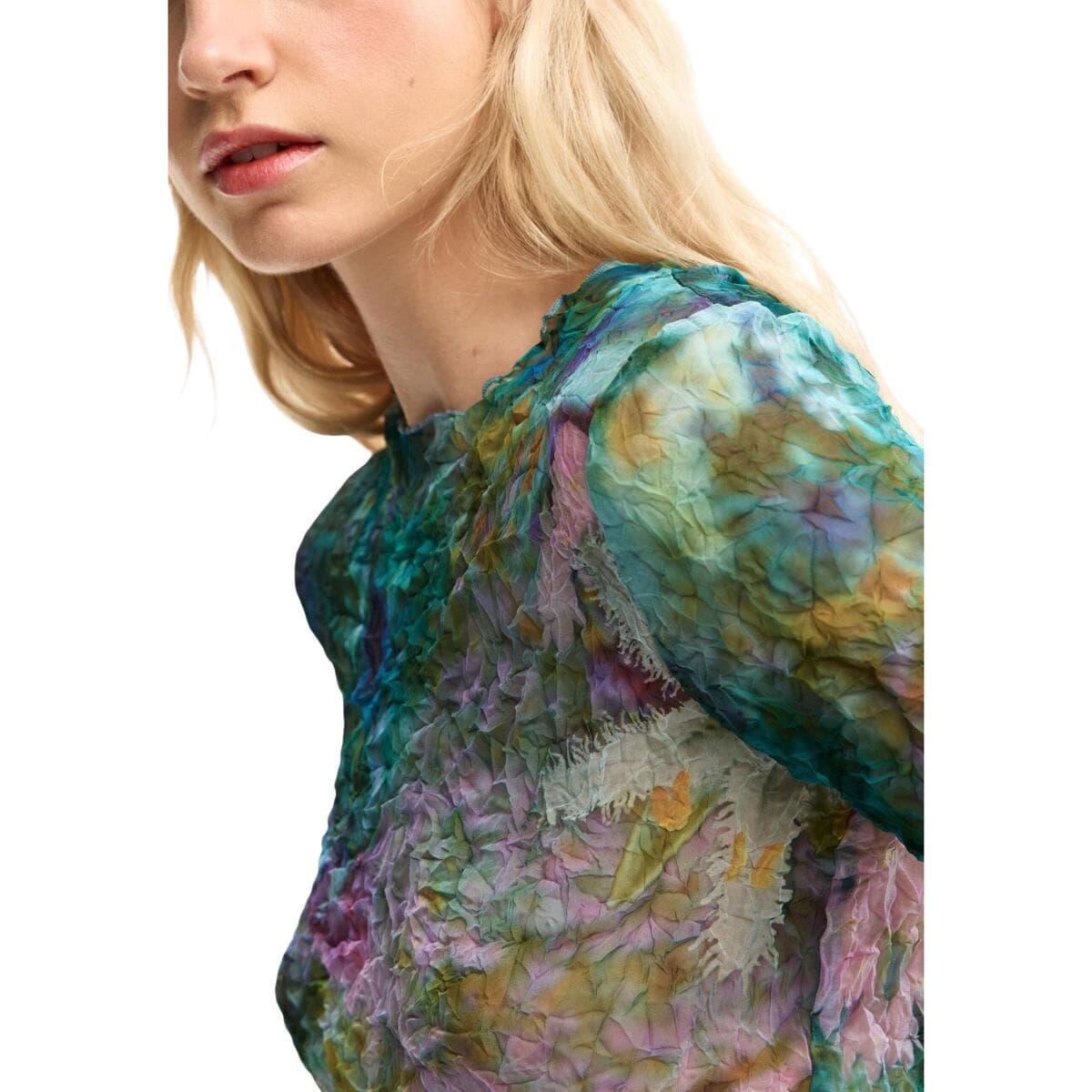 Women's T-Shirts Desigual Blue