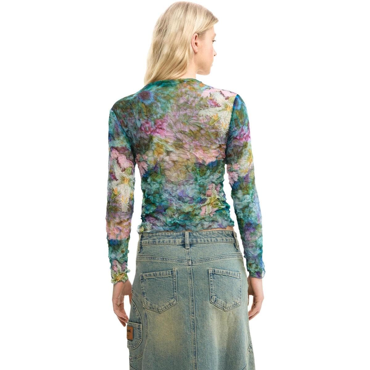 Women's T-Shirts Desigual Blue