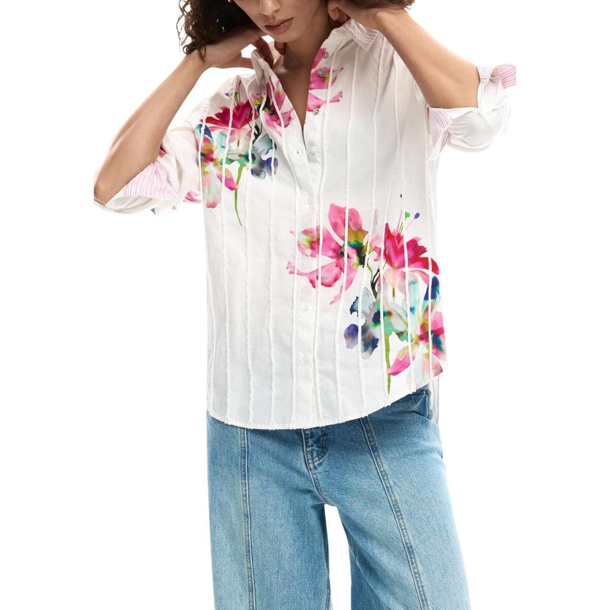 Women's Shirts Desigual White