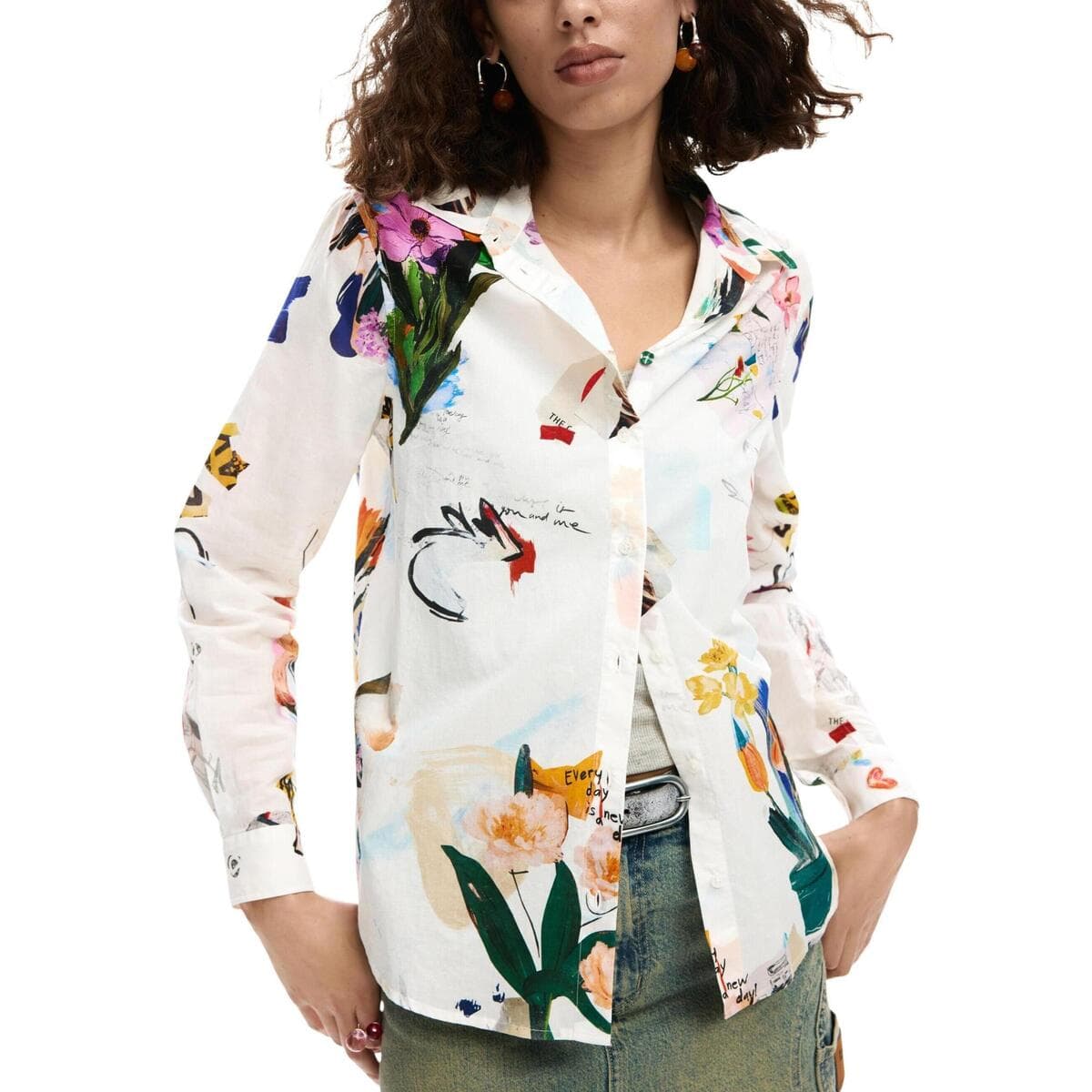 Women's Shirts Desigual White