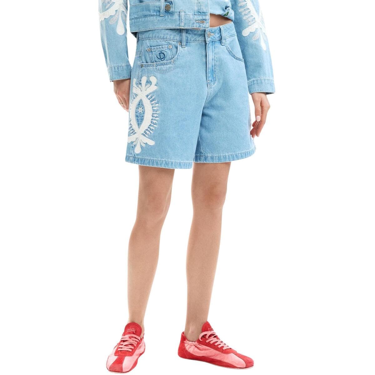 Women's Shorts Desigual Blue