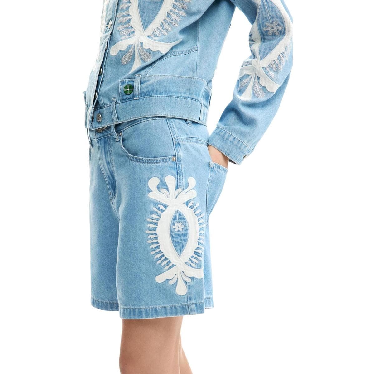 Women's Shorts Desigual Blue