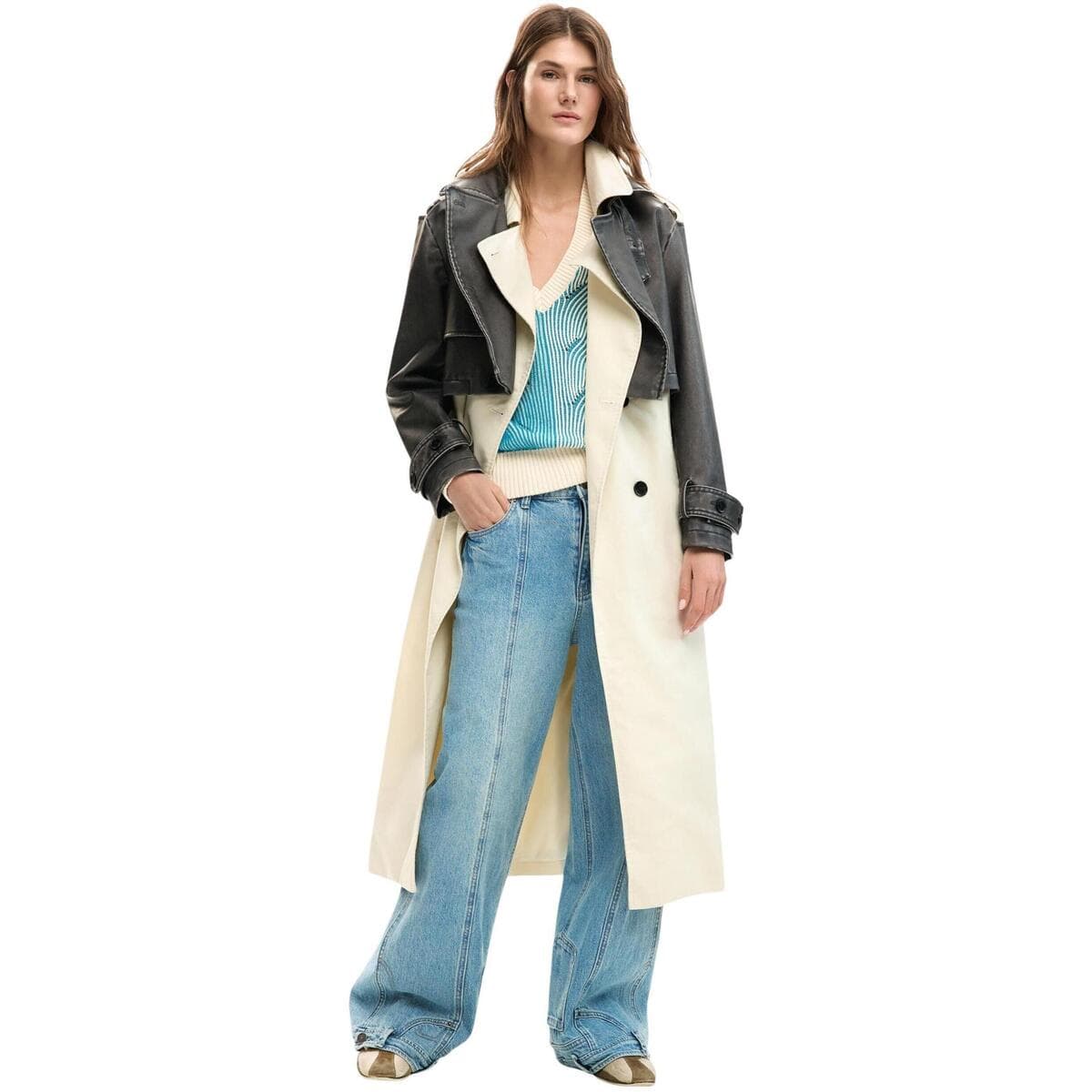 Women's Parkas Desigual White