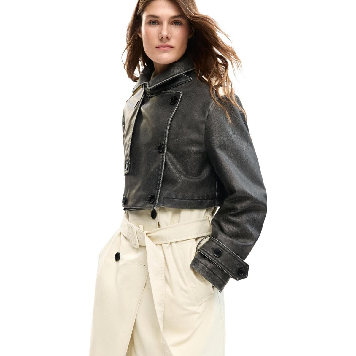 Women's Parkas Desigual White