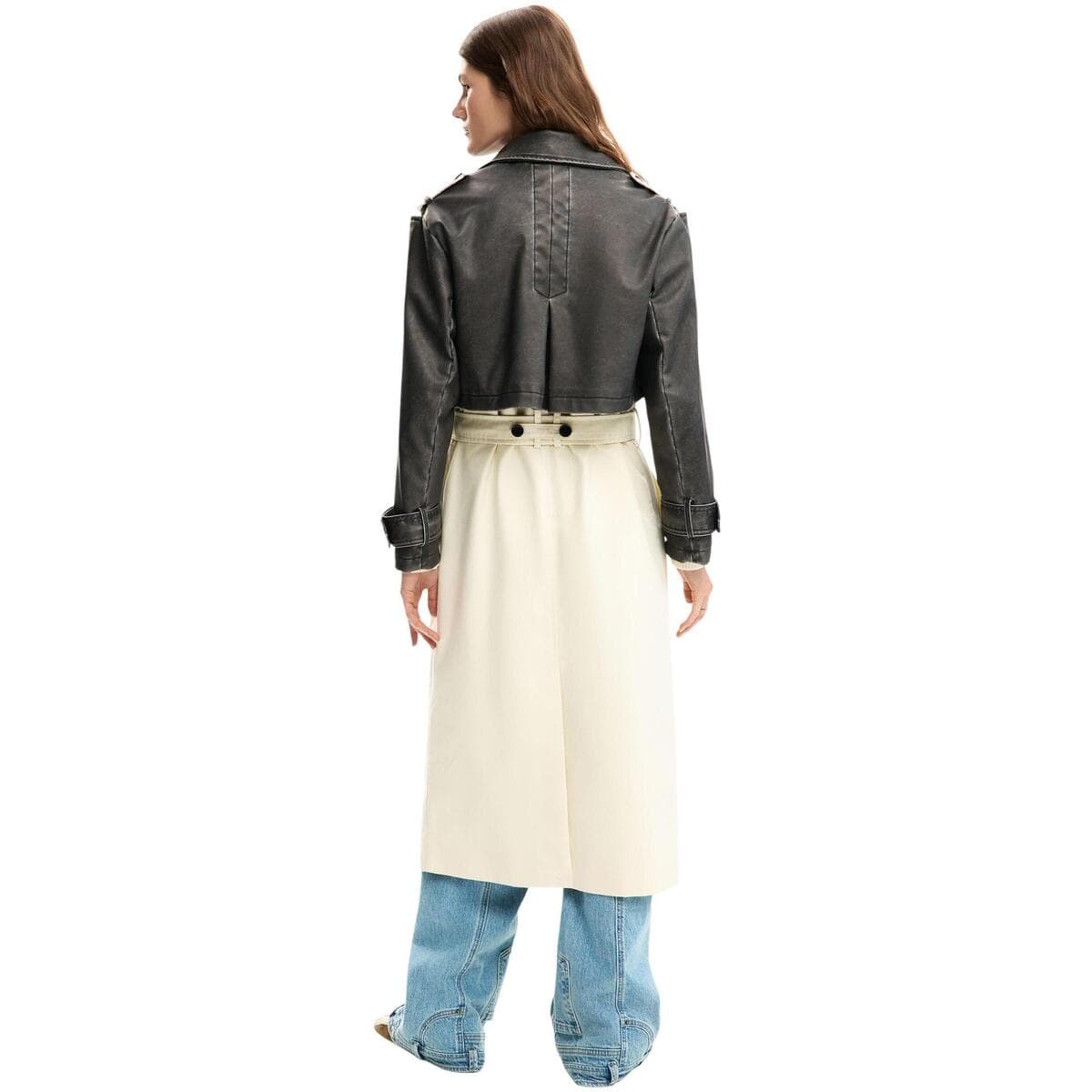 Women's Parkas Desigual White