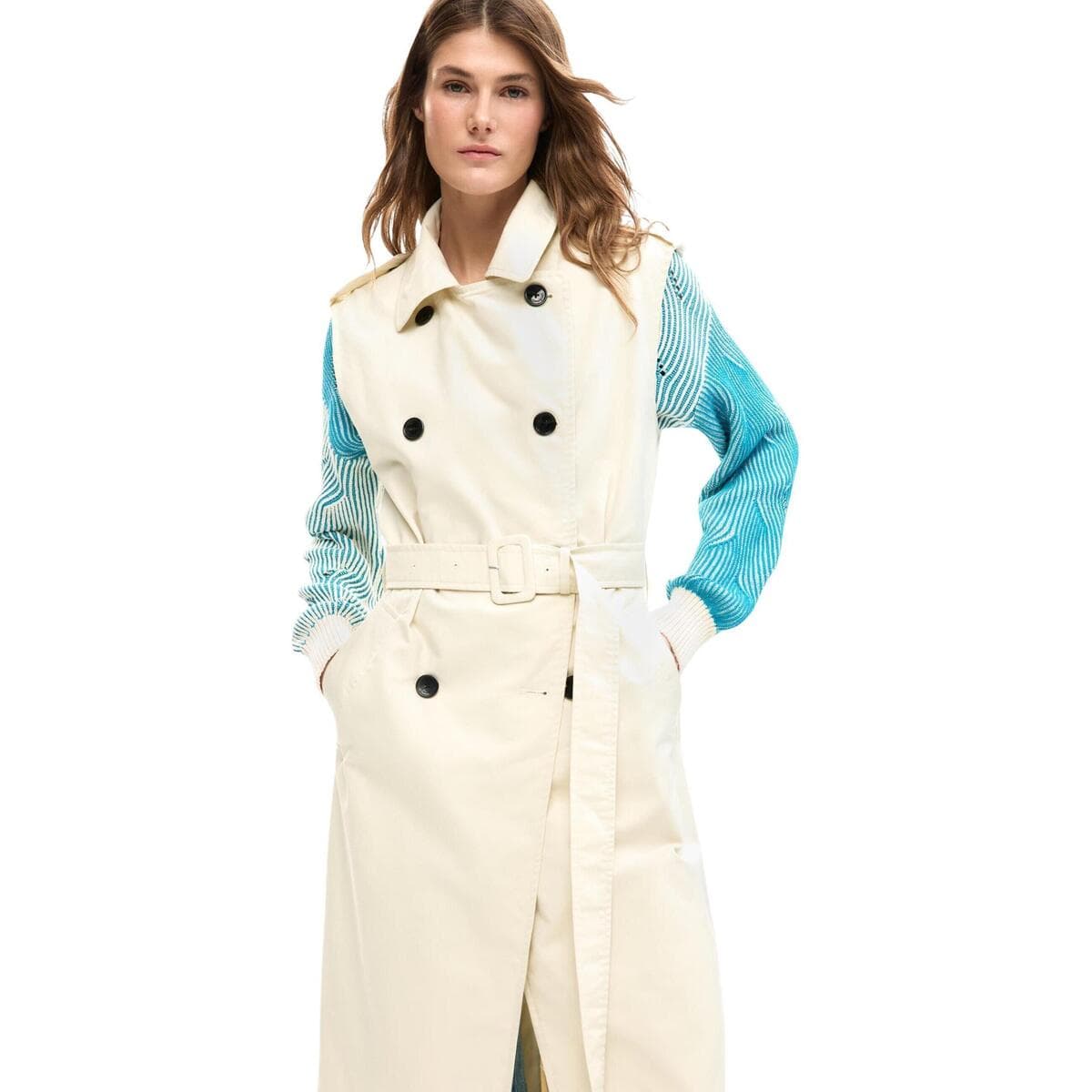 Women's Parkas Desigual White