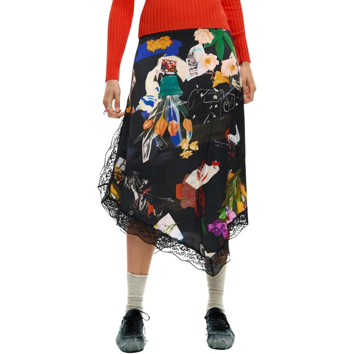 Women's Skirts Desigual Black