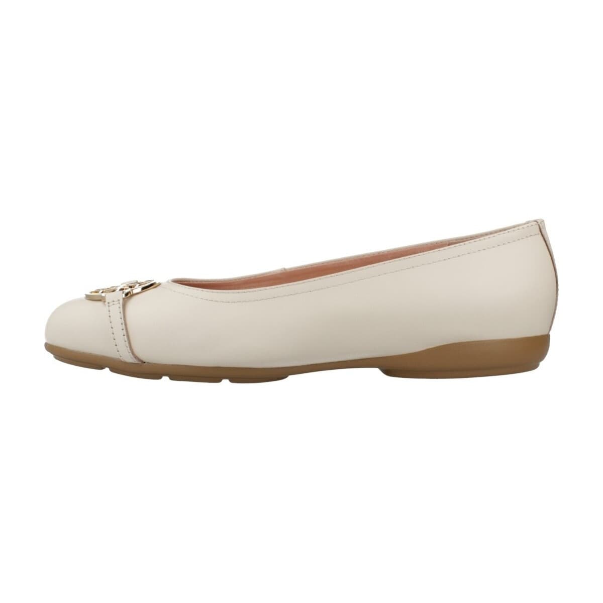 Women's Ballet Flats Geox Beige