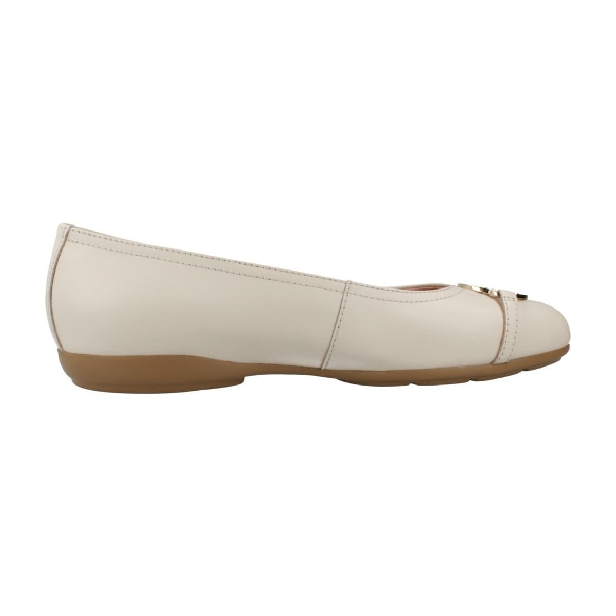 Women's Ballet Flats Geox Beige