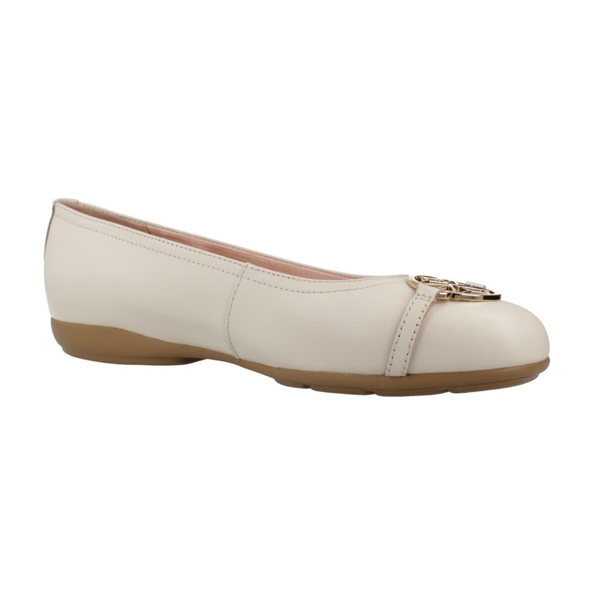 Women's Ballet Flats Geox Beige