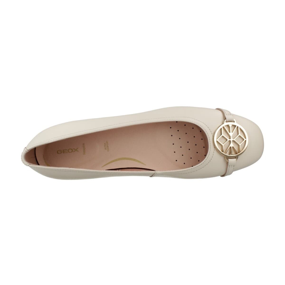 Women's Ballet Flats Geox Beige