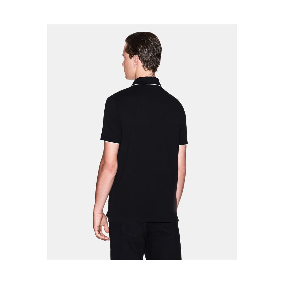 Men's Polo Shirts EAX Black