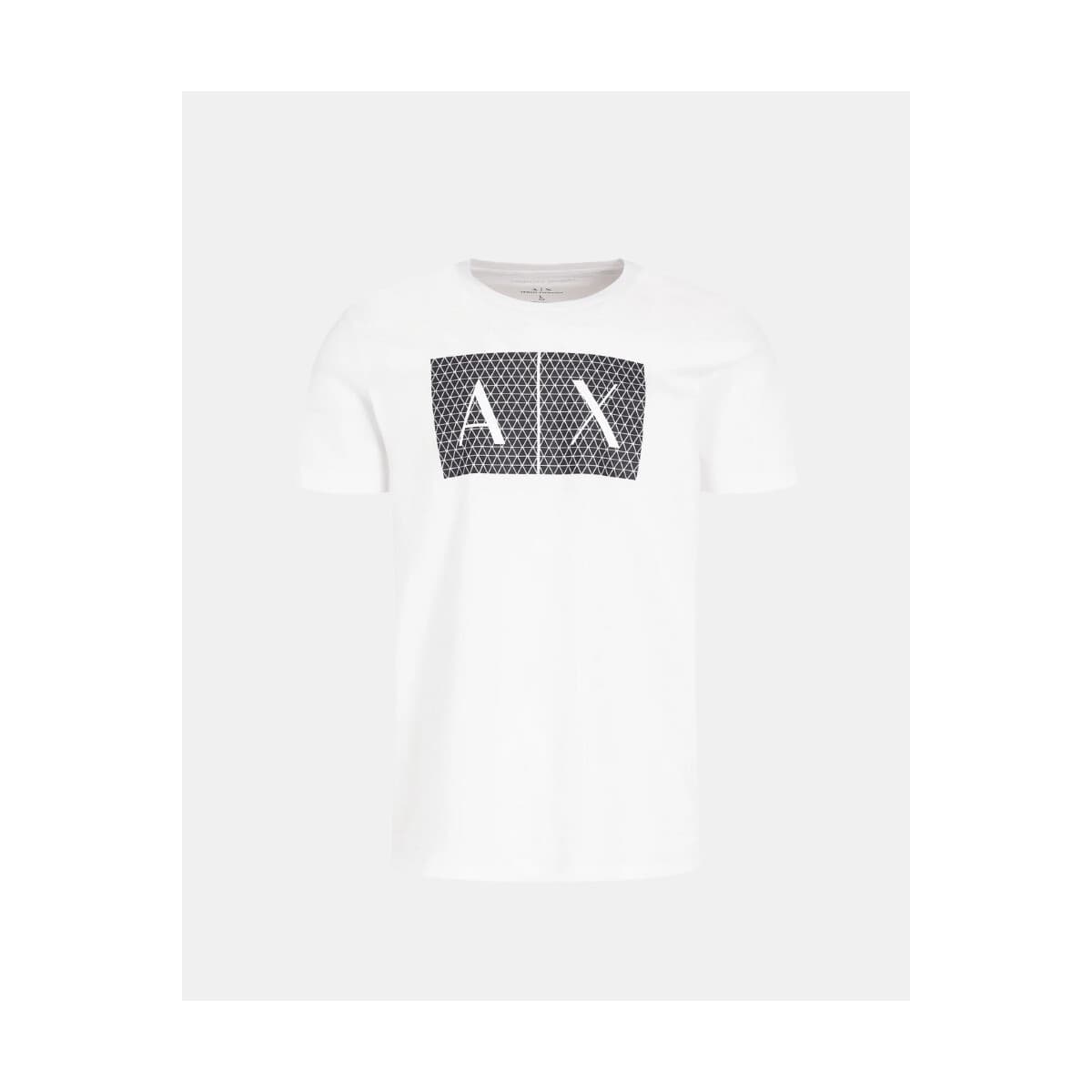 Men's T-Shirts EAX White