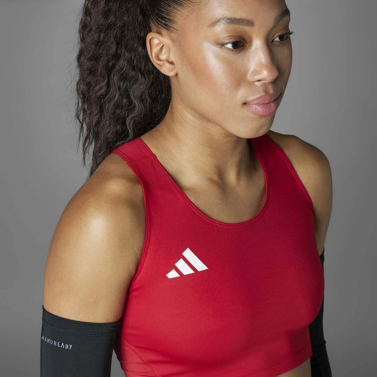 Women's Sleeveless Tops adidas Red