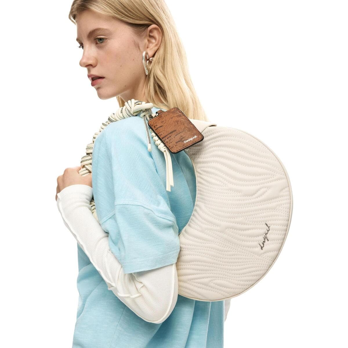 Women's Handbags Desigual Beige