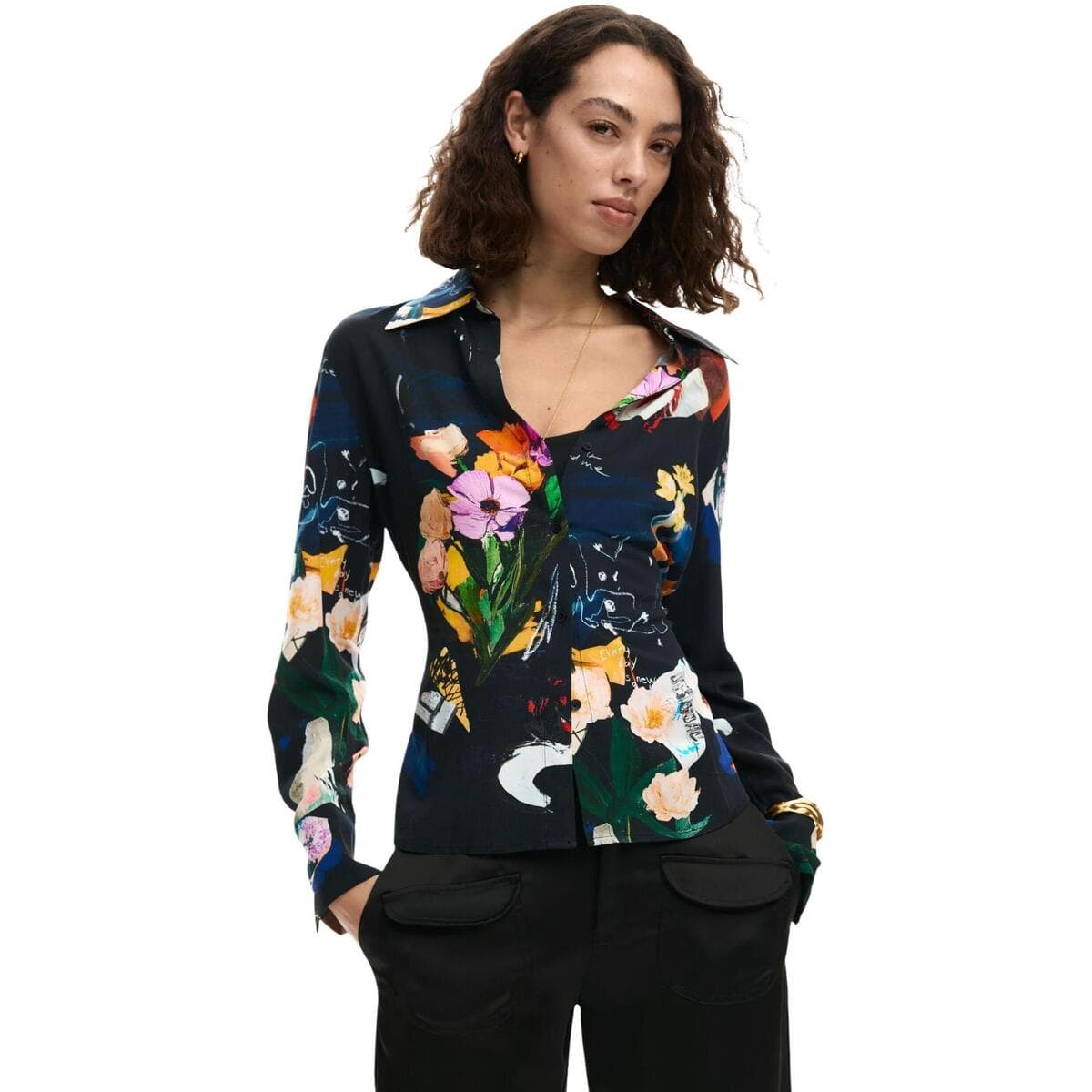 Women's Shirts Desigual Black