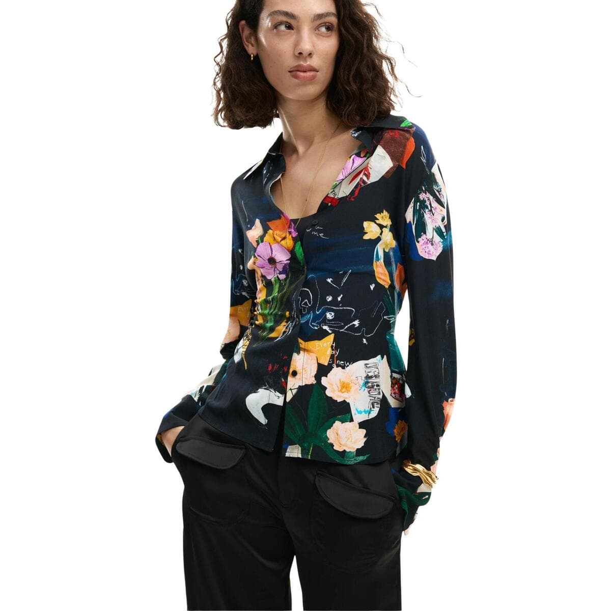 Women's Shirts Desigual Black