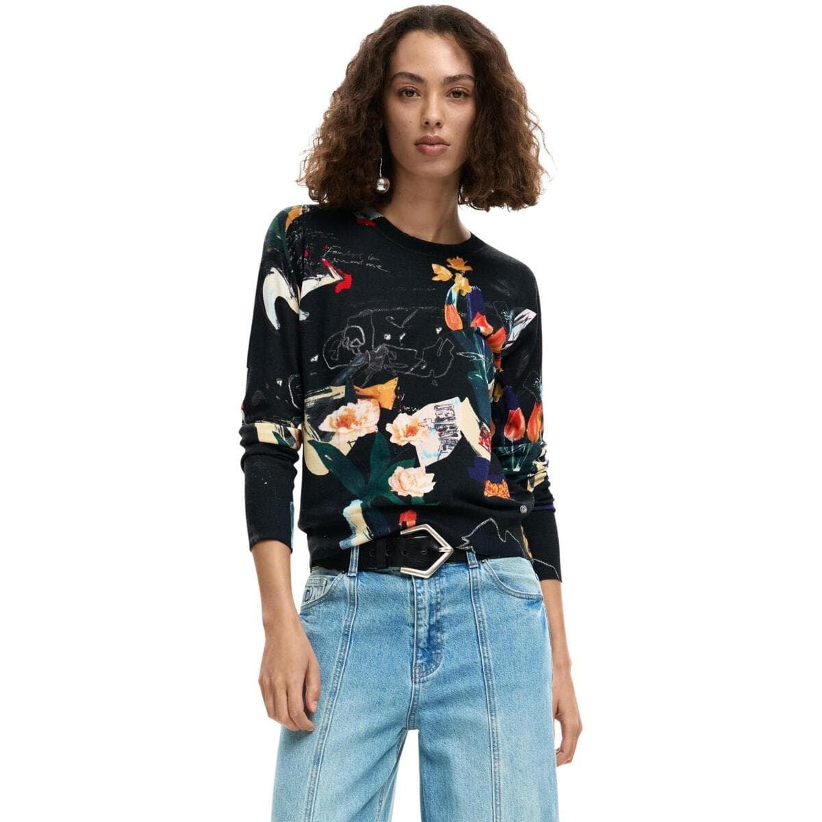 Women's Sweaters Desigual Black