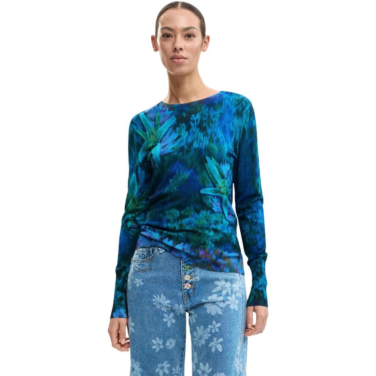 Women's Sweaters Desigual Green