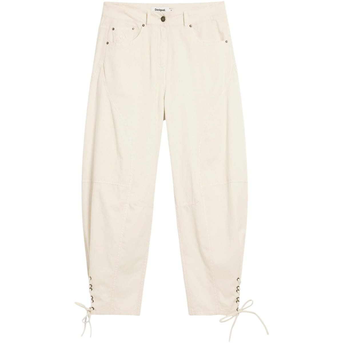 Women's Pants Desigual Beige
