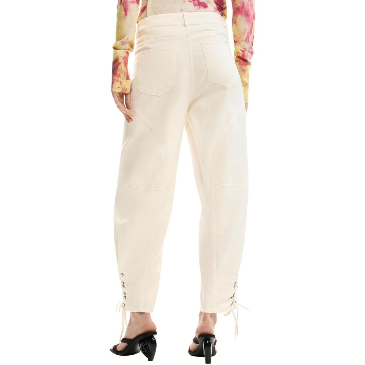 Women's Pants Desigual Beige