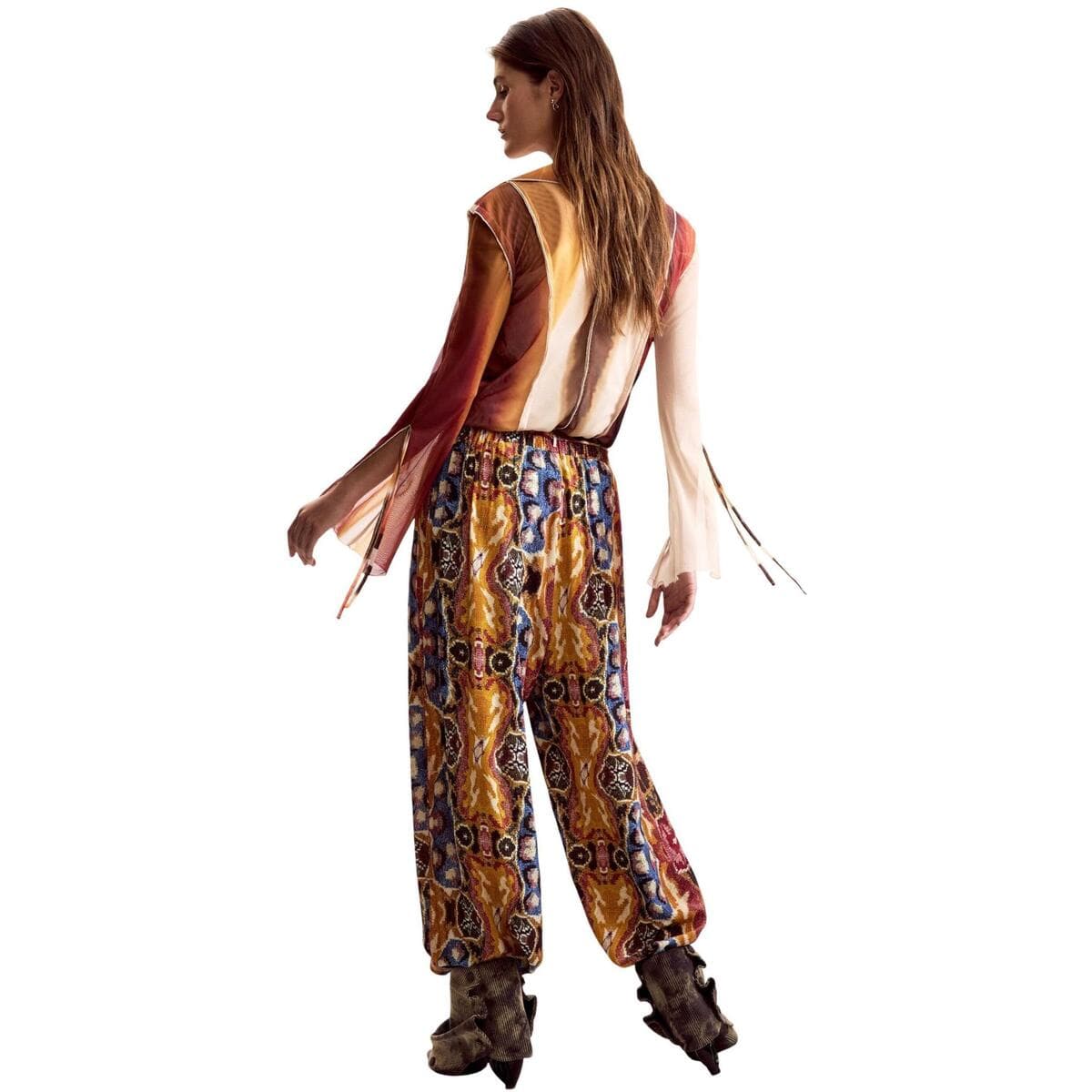 Women's Pants Desigual Yellow