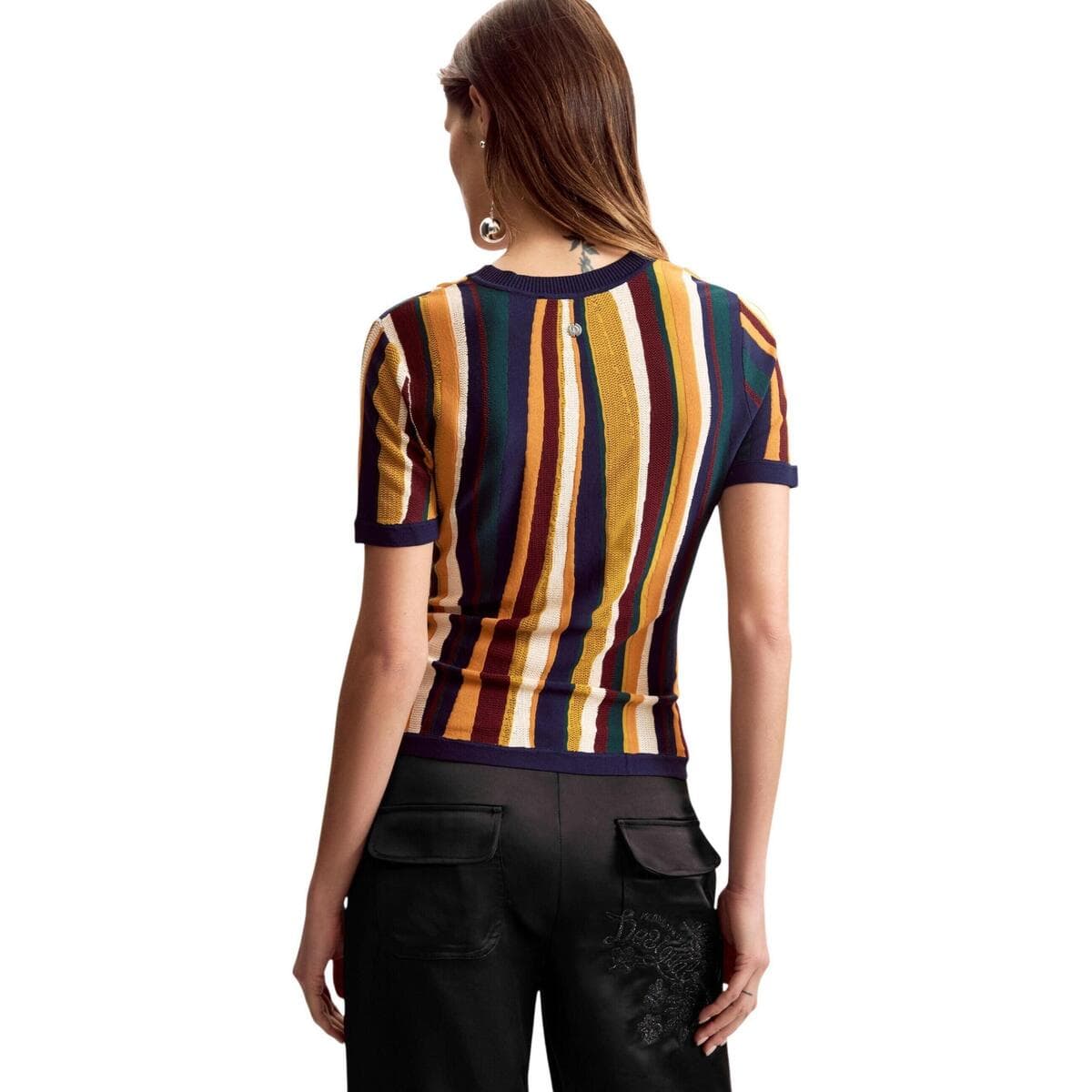 Women's T-Shirts Desigual Yellow