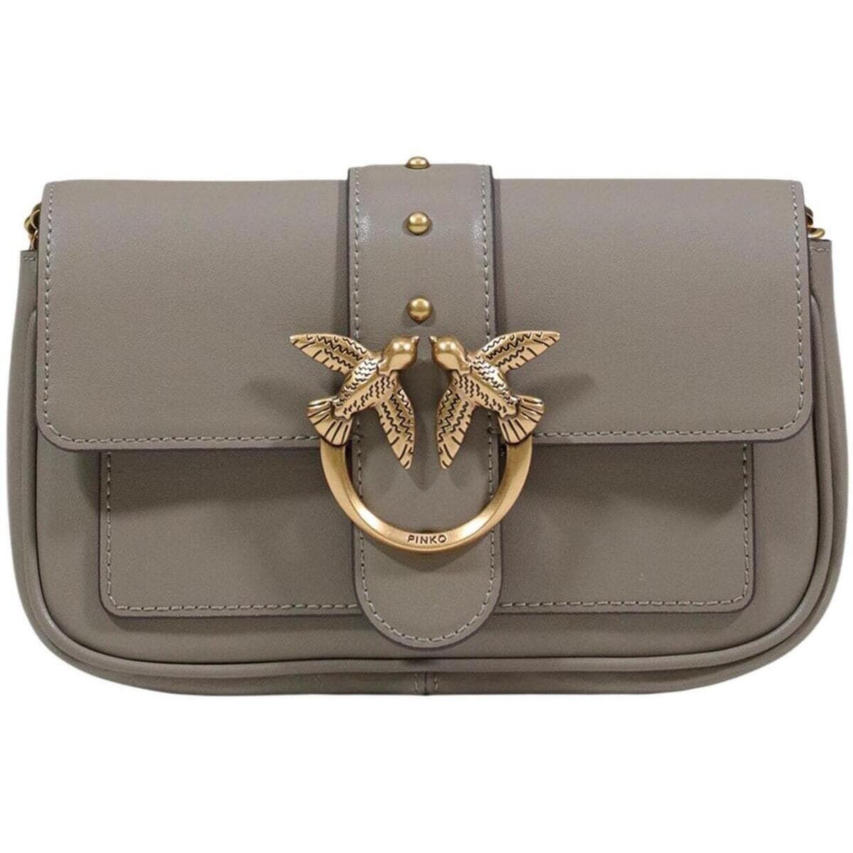 Women's Handbags Pinko Gray