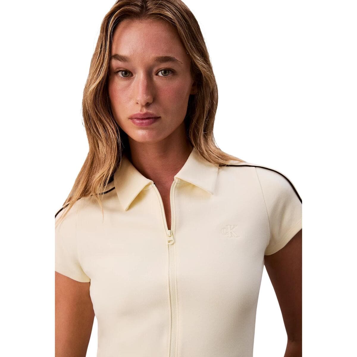 Women's T-Shirts Calvin Klein Yellow