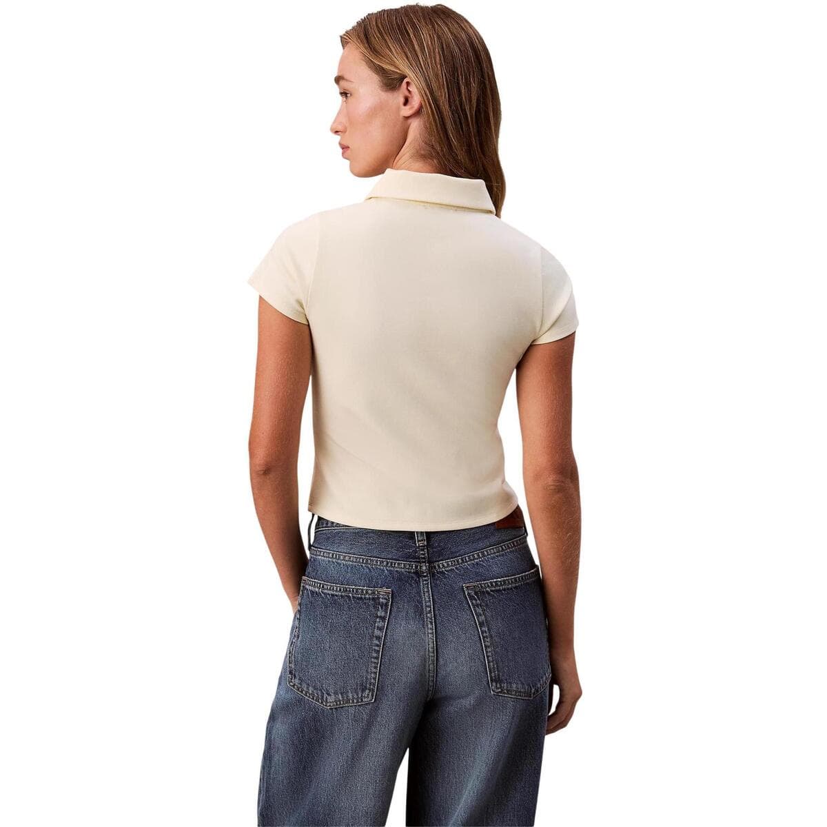 Women's T-Shirts Calvin Klein Yellow