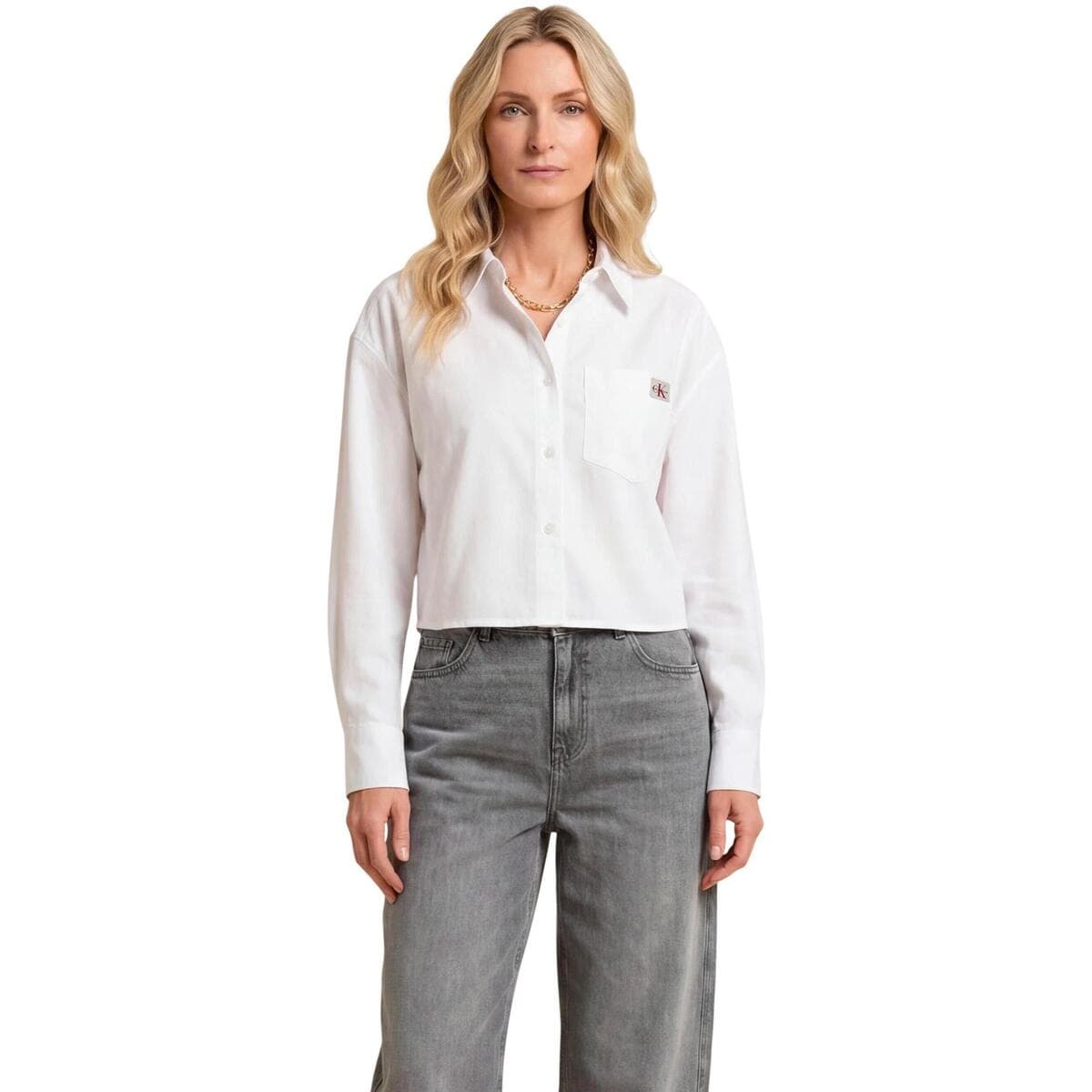 Women's Shirts Calvin Klein White