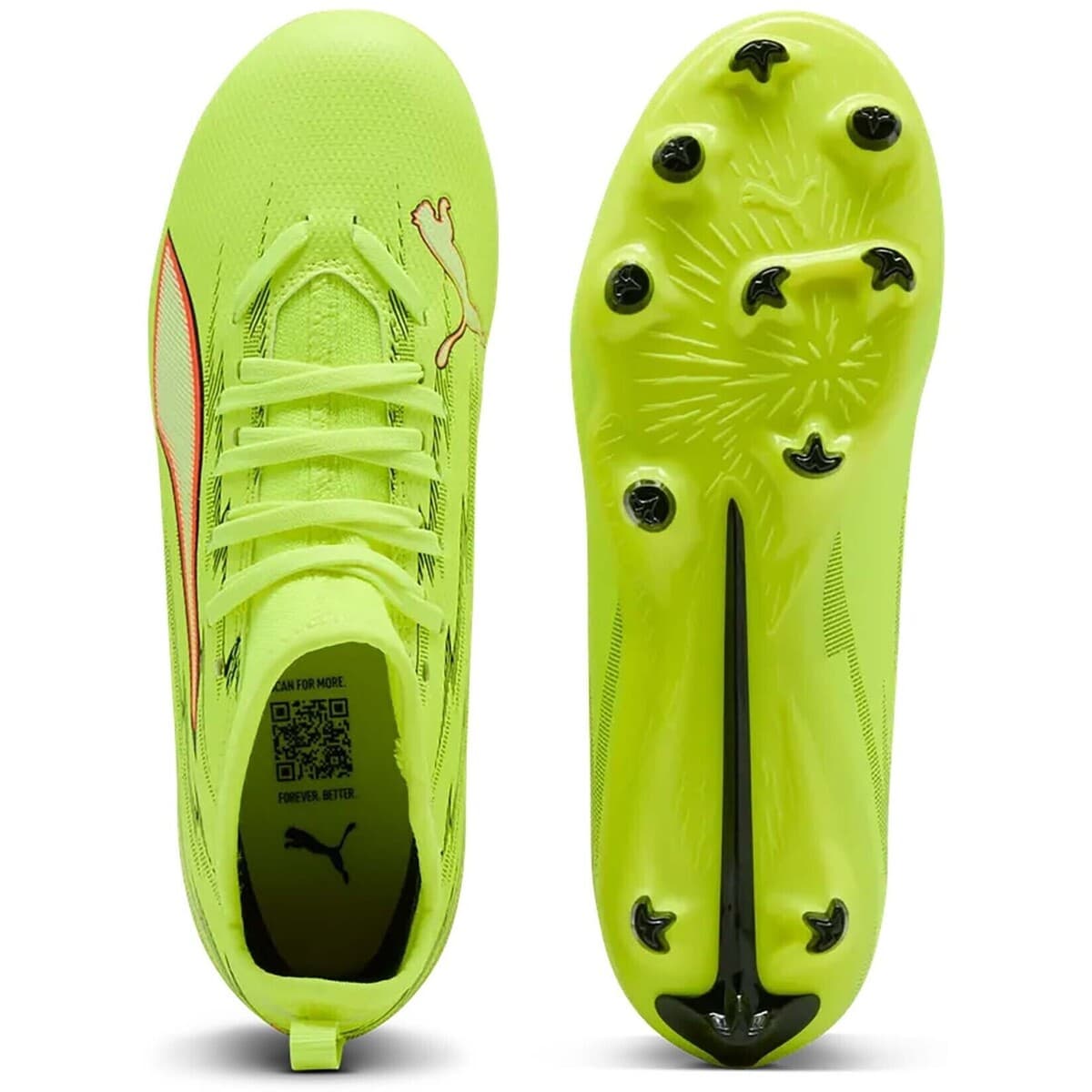 Boys' Football Boots Puma Yellow