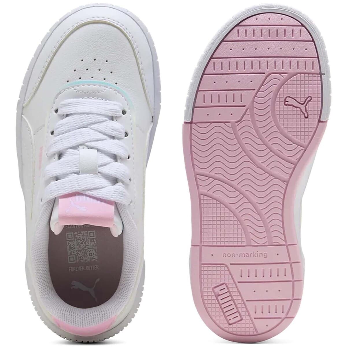 Girls' Sports Shoes Puma White