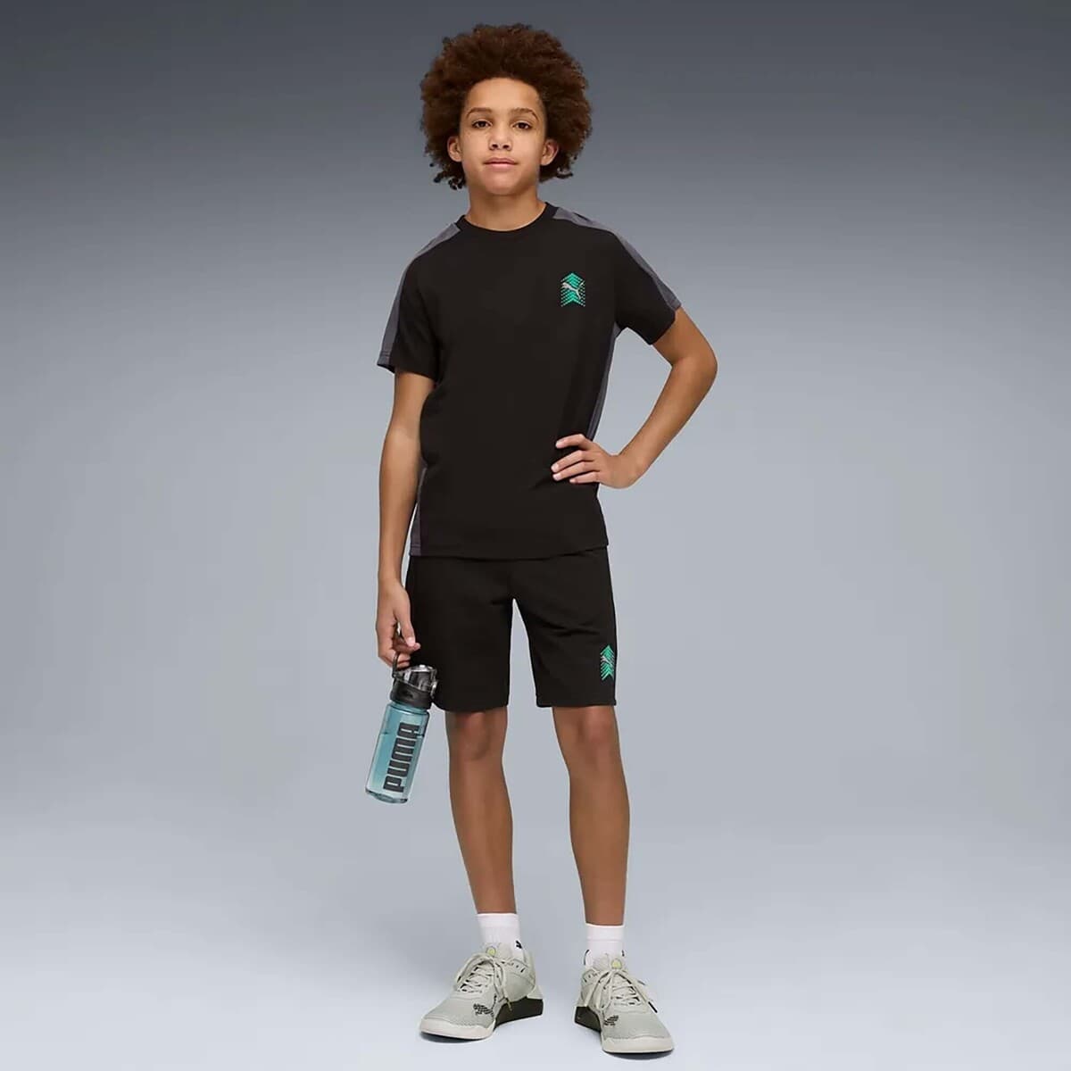 Boys' T-Shirts Puma Black