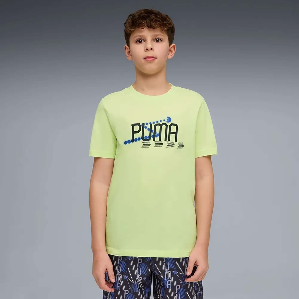Boys' T-Shirts Puma Green