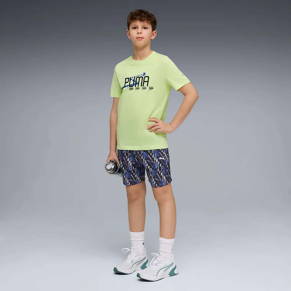 Boys' T-Shirts Puma Green