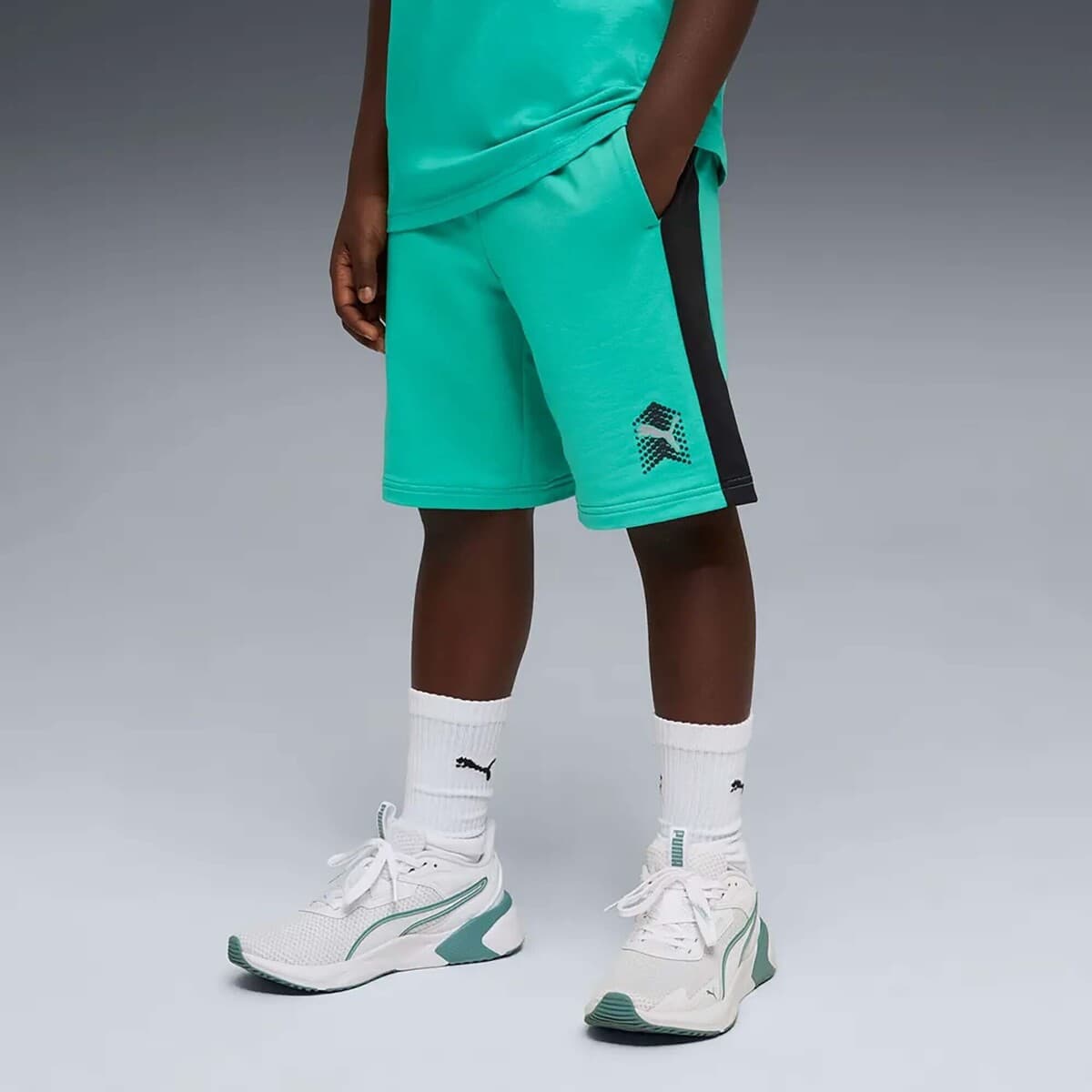 Boys' Shorts Puma Green