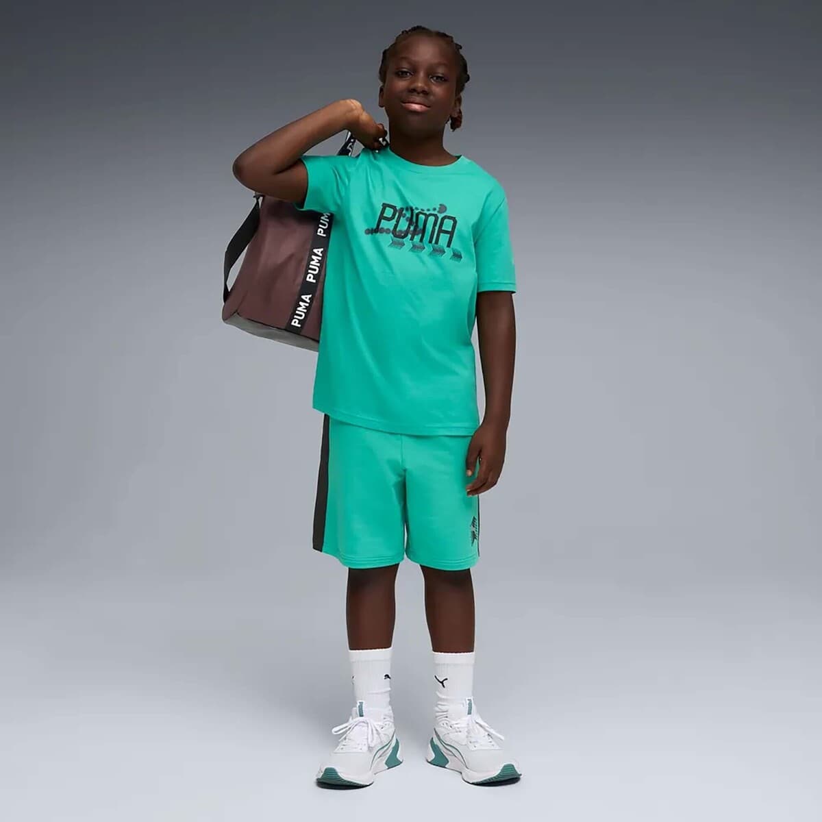 Boys' Shorts Puma Green