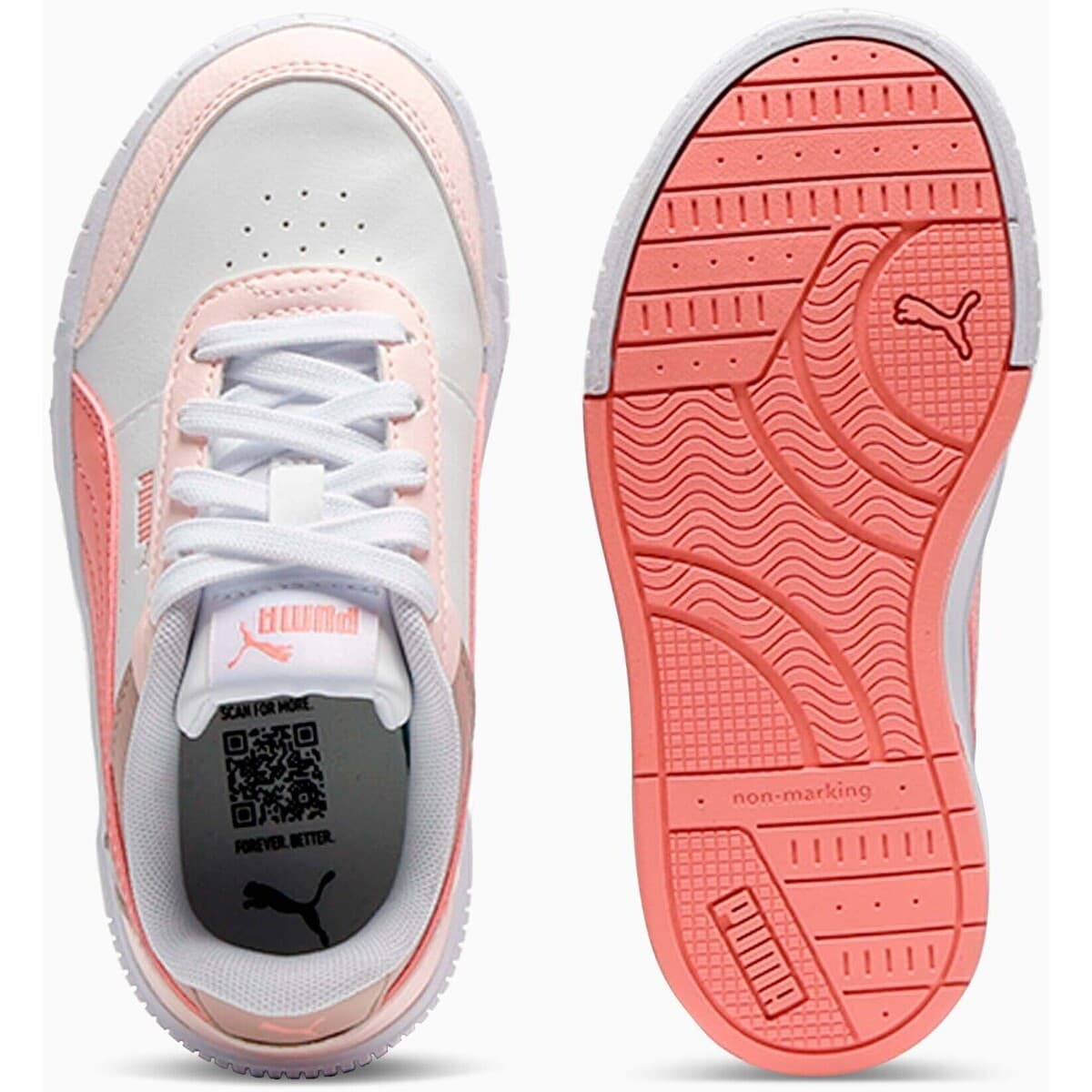 Girls' Sports Shoes Puma White