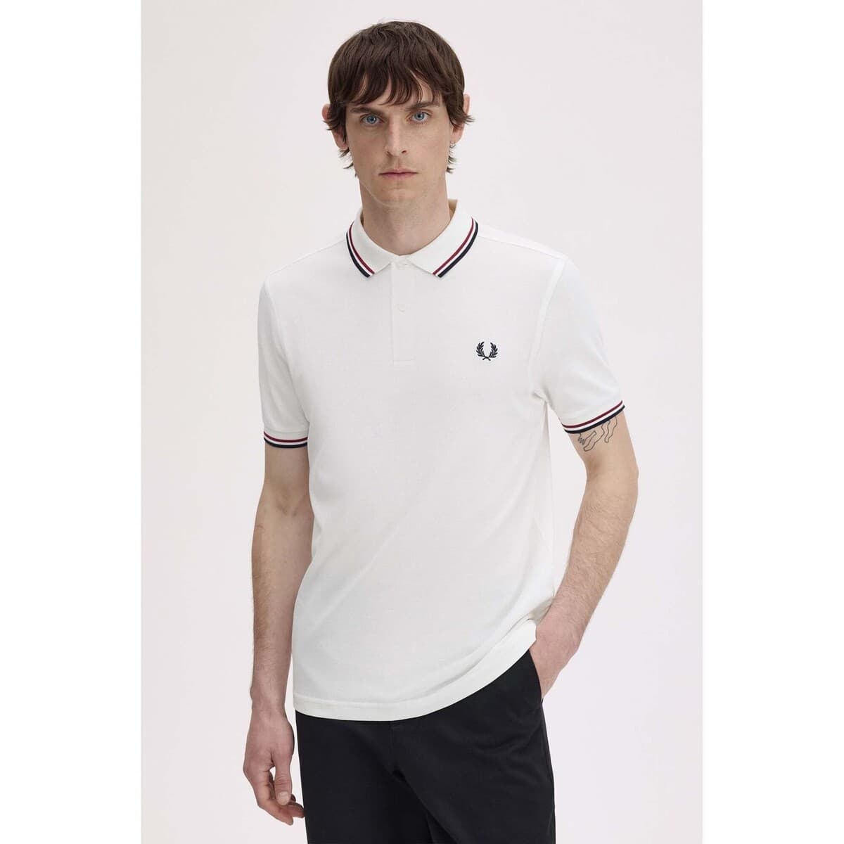 Men's T-Shirts Fred Perry White