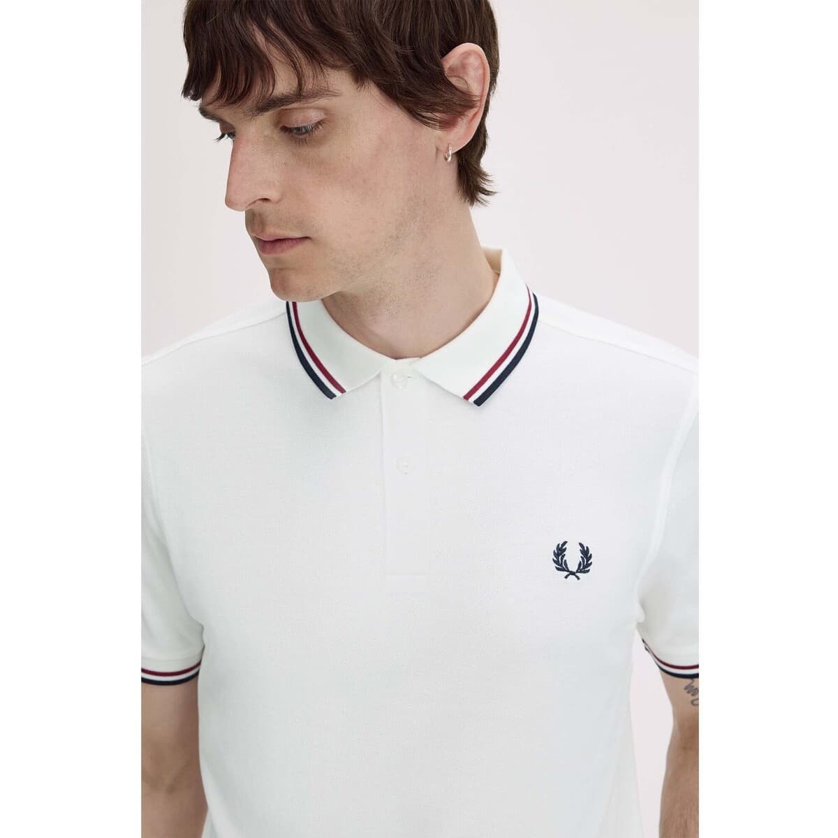 Men's T-Shirts Fred Perry White