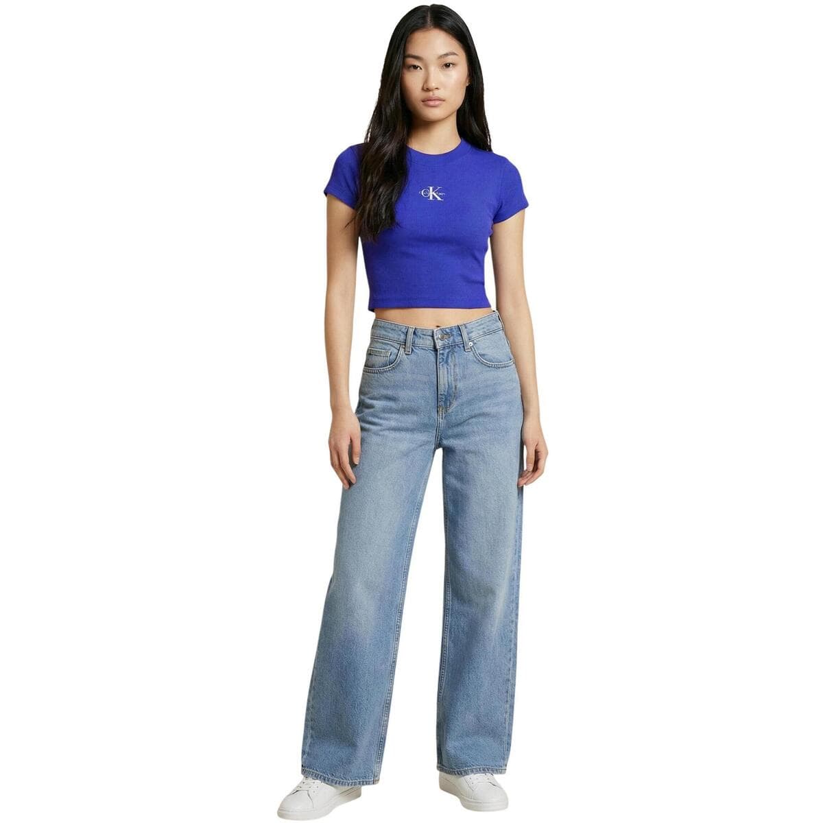 Women's T-Shirts Calvin Klein Blue