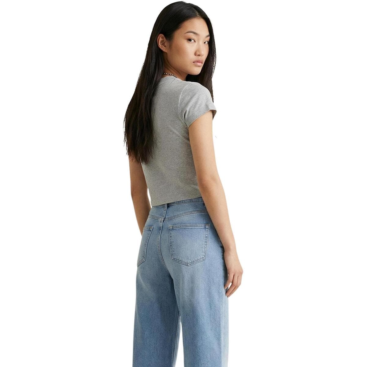 Women's T-Shirts Calvin Klein Gray