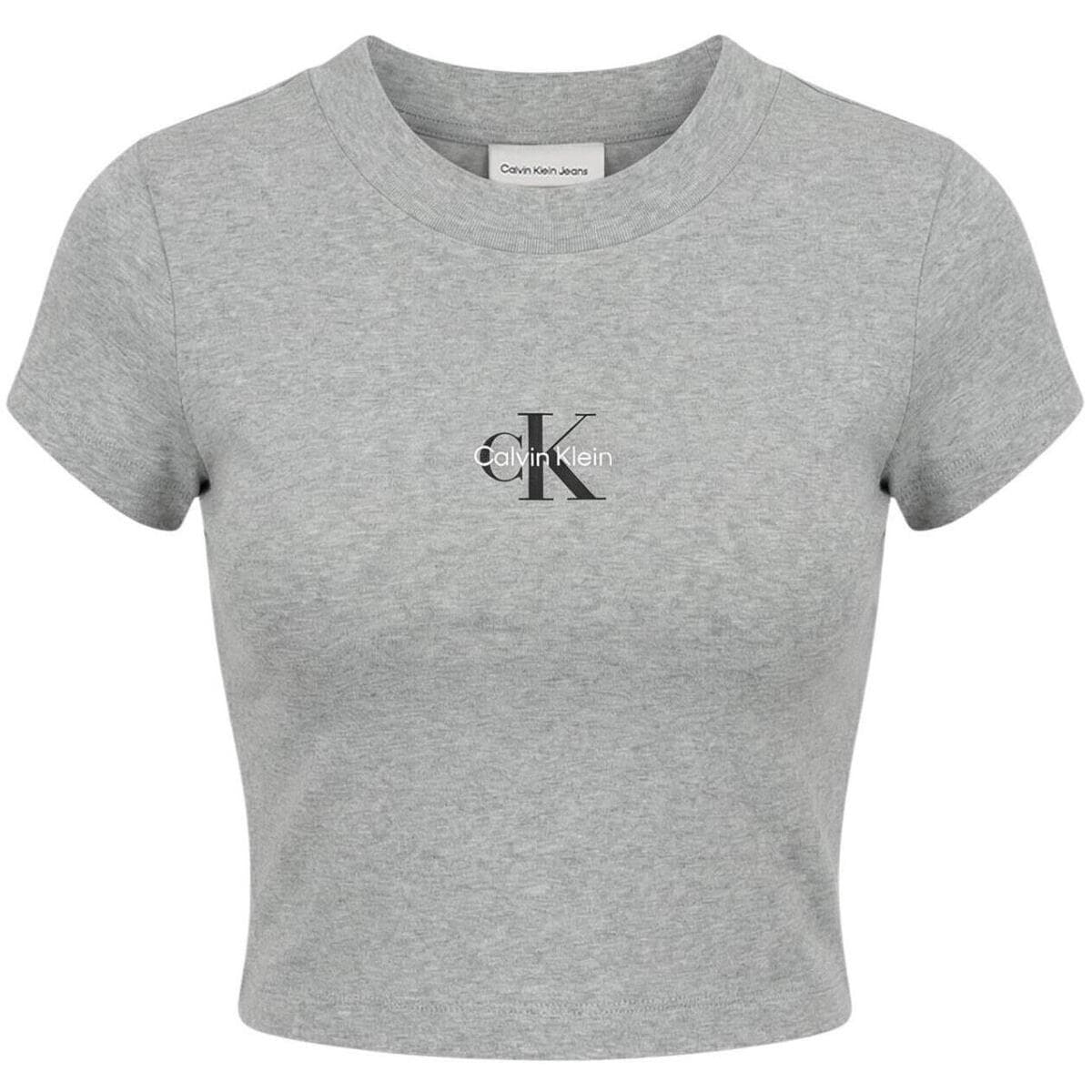 Women's T-Shirts Calvin Klein Gray