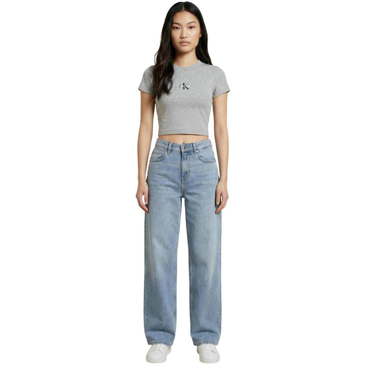 Women's T-Shirts Calvin Klein Gray