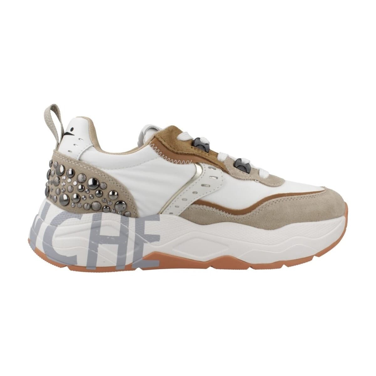 Women's Sneakers Voile Blanche Brown