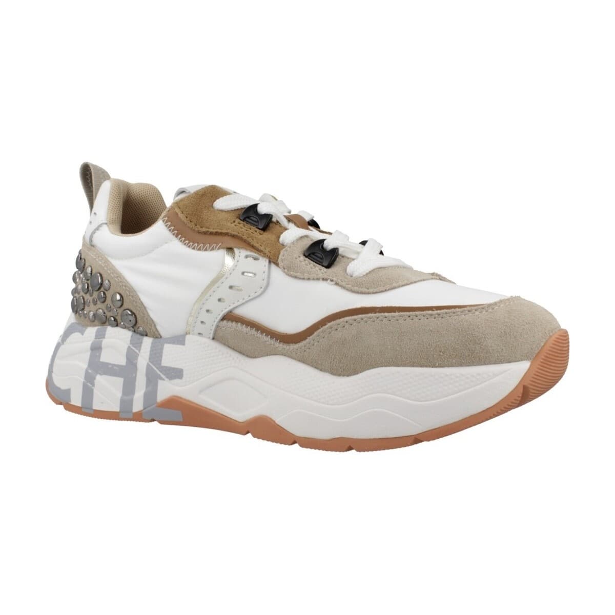 Women's Sneakers Voile Blanche Brown